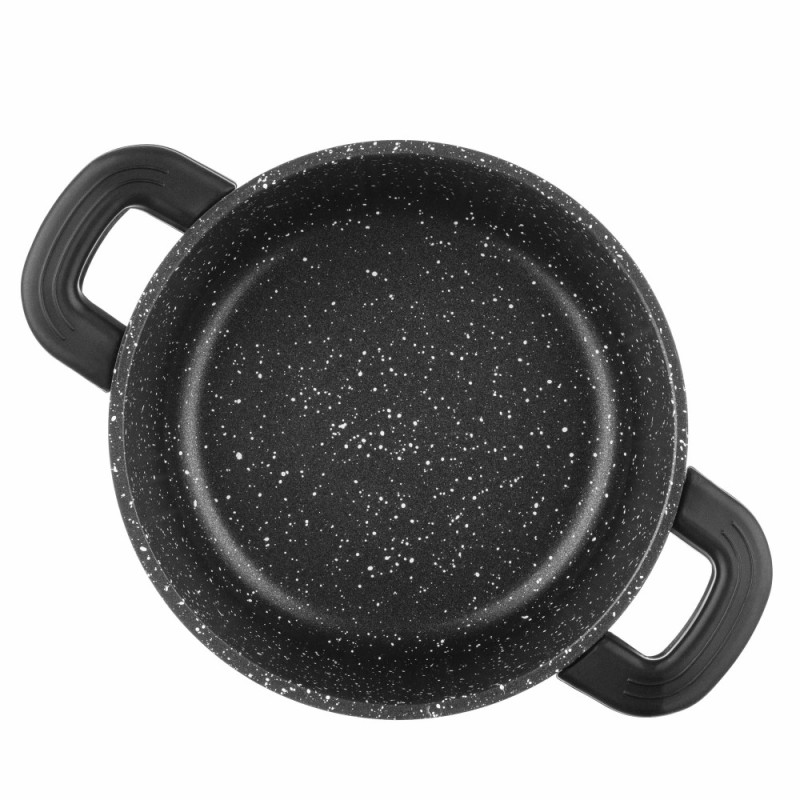 ARDESTO Cookware set Gemini Anzio, 6 pcs, aluminum, black (AR1906AS)