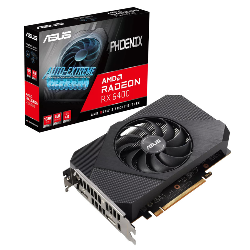 ASUS Radeon RX 6400 4GB GDDR6 PH PH-RX6400-4G