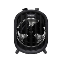 Hyundai Тепловентилятор HYUNDAI HFH2000FX, 20м2, 2000Вт, мех. упр-ння, спіральний нагрів. елемент, чорний