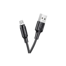 Дата кабель USB 2.0 AM to Micro 5P 1.0m 2.4A magnetic BX41 black BOROFONE (6931474738455)
