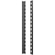 MIRSAN 42U VERTICAL CABLE ORGANIZER, 1SET= 2 PCS. (LEFT/RIGHT) BLACK (MR.ODK42U.01)