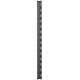 MIRSAN 42U VERTICAL CABLE ORGANIZER, 1SET= 2 PCS. (LEFT/RIGHT) BLACK (MR.ODK42U.01)