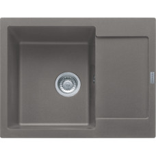 Franke Мойка кухонная Maris, фрагранит, прямоуг., с крылом, 620х500х200мм, чаша- 1, врезная, MRG 611-62, серый камень (114.0565.115)