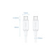 Дата кабель USB-C to USB-C 1.0m 60W white Vention (TRCWF)