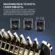Rowenta hair clipper Advancer, network+battery, rotary motor, nozzles-3, titanium coating, case, blue (TN5244E0)