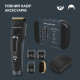 Rowenta hair clipper Advancer, network+battery, rotary motor, nozzles-3, titanium coating, case, blue (TN5244E0)