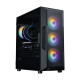 Zalman PC case I3 Neo V2 without PSU, 2xUSB3.0, 1x Type C, 4x120mm RGB, VGA 355mm, LCS ready, TG Side Panel, ATX, black (I3NEOV2BLACK)