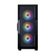 Zalman PC case I3 Neo V2 without PSU, 2xUSB3.0, 1x Type C, 4x120mm RGB, VGA 355mm, LCS ready, TG Side Panel, ATX, black (I3NEOV2BLACK)