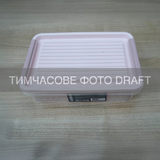 ARDESTO Контейнер для зберігання харчових продуктів ARDESTO Fresh 1.8л, пластик, прямокутна, рожевий (AR1305P)