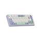Клавиатура Aula F75 Gasket Greywood V3 switch Hot-Swap PBT Wireless/Bluetooth/USB White (6948391208640)