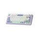 Клавиатура Aula F75 Gasket Greywood V3 switch Hot-Swap PBT Wireless/Bluetooth/USB White (6948391208640)