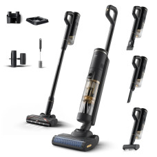 Philips cordless VC AquaTrio, wet cleaning, dust cont -0.42L, battery operation up to 25min, PowerCyclone Aqua, 3в1, black (XW7264/10)