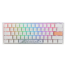 Клавіатура Ducky One 3 Mini Cherry MX Red RGB UA USB White (DKON2161ST-RUAPXPWWWSC1)