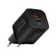 Зарядное устройство Promate 33W USB-C + USB-A (powerport-33.black)