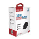 Зарядное устройство Promate 33W USB-C + USB-A (powerport-33.black)