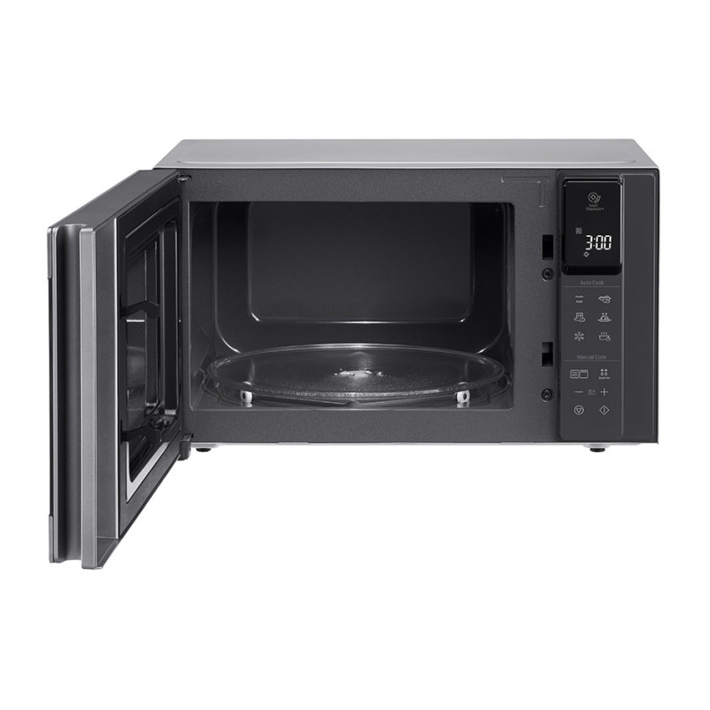 LG Microwave oven, 25L, electronic control, 1000W, grill, display, silver (MH6595CIS)