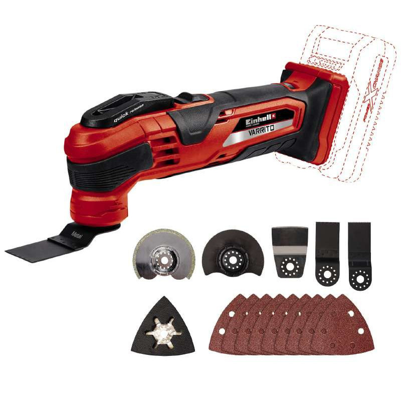 Einhell CordlessMultifunctional Tool VARRITO, PXC, 18 V, 22000-40000 rpm (4465160)