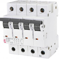 ETI Circuit breaker ETIMAT 10 3p + N D 63A (10 kA) (2156722)