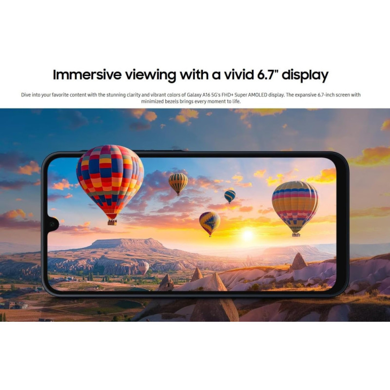 Samsung Смартфон Galaxy A16 (A165) 6.7" 8/256ГБ, 2SIM, 5000мА•год, зелений світлий (SM-A165FLGCEUC)