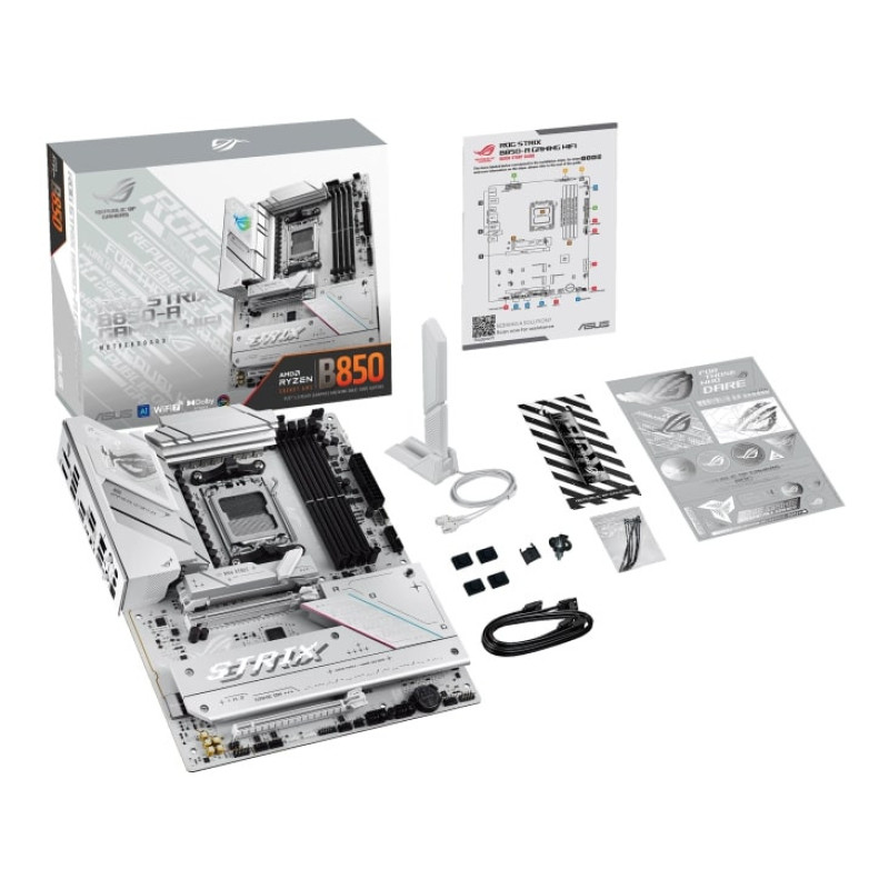 ASUS Motherboard ROG STRIX B850-A GAMING WIFI sAM5 B850 4xDDR5 M.2 HDMI DP WiFi BT ATX (90MB1J50-M0EAY0)
