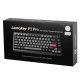 Lemokey Mechanical keyboard P1 Pro 84Key, Keychron Super Banana, WL/BT/USB-A, QMK/VIA, Hot-Swap, EN/UKR, RGB, Knob, Carbon Black (P1P-M4-UA)