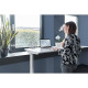 Digitus Стіл Electric Height Adjustable, 73-123cm, white (DA-90407)