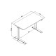 Digitus Стіл Electric Height Adjustable, 73-123cm, white (DA-90407)