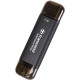 Transcend Портативний SSD Transcend 1TB USB 3.1 Gen 2 Type-A + Type-C ESD310 Чорний (TS1TESD310C)
