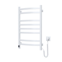 Navin electric towel warmer Avalon, 800x480x104mm, timer-regulator, steel, white, right connection (12-103053-4880)