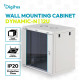 Digitus Шафа DIGITUS 19 , 12U, Wall Mounting Dynamic-N, 600x450 мм, 60кг максимально, розібрана, сіра (DN-37108)
