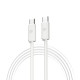 Дата кабель USB-C to USB-C 1.2m TPE 60W white Armorstandart (ARM75872)
