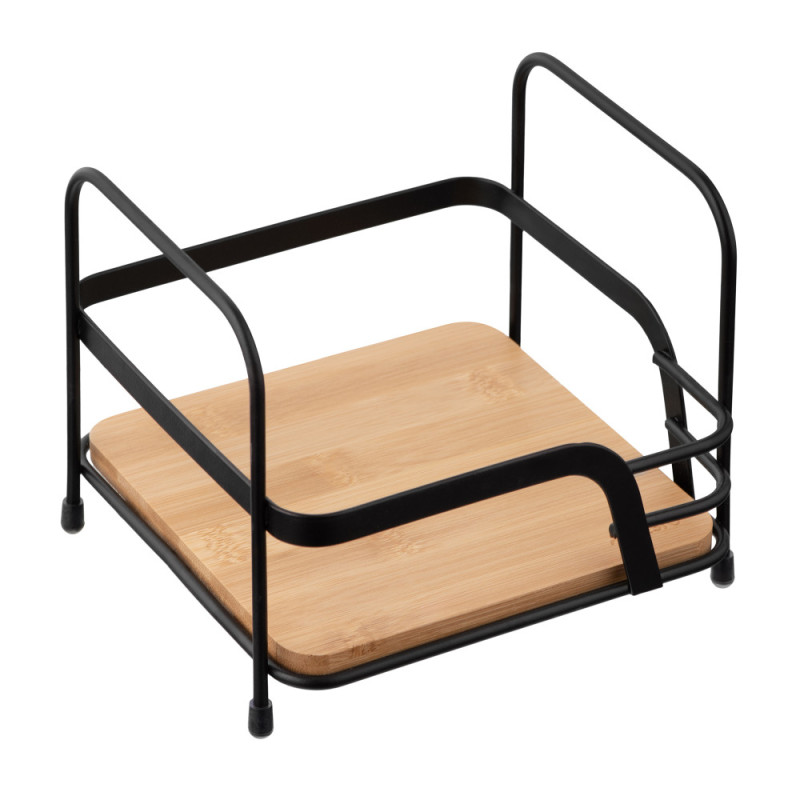 ARDESTO Shelf Minimalism 1-tier 16x15.5x13.5cm, metal, bamboo, black (ARHK4501BB) ARDESTO Shelf Minimalism 1-tier 16x15.5x13.5cm, metal, bamboo, black (ARHK4501BB)