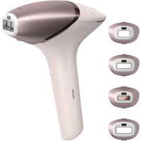 Philips Photoepilator Lumea IPL 9900 Series, rechargeable, quan. flash-450000, 450000, 2- 4 см2, nozzles-4, case, pink (BRI977/00)