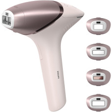 Philips Photoepilator Lumea IPL 9900 Series, rechargeable, quan. flash-450000, 450000, 2- 4 см2, nozzles-4, case, pink (BRI977/00)