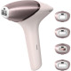 Philips Photoepilator Lumea IPL 9900 Series, rechargeable, quan. flash-450000, 450000, 2- 4 см2, nozzles-4, case, pink (BRI977/00)