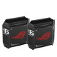 ASUS Router ROG Rapture GT6 2PK black AX10000 3xGE LAN 1x2.5GE WAN 1xUSB 3.2 g1 WPA3 OFDMA MESH (90IG07F0-MU9A20)
