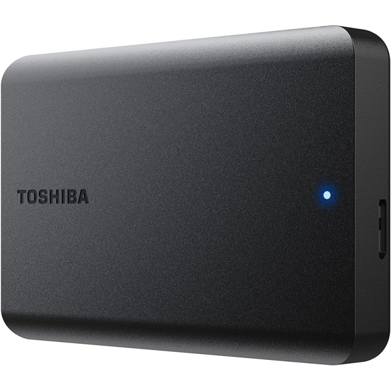 Toshiba Портативний жорсткий диск 1TB USB 3.2 Gen 1 Canvio Basics 2022 Black (HDTB510EK3AA)