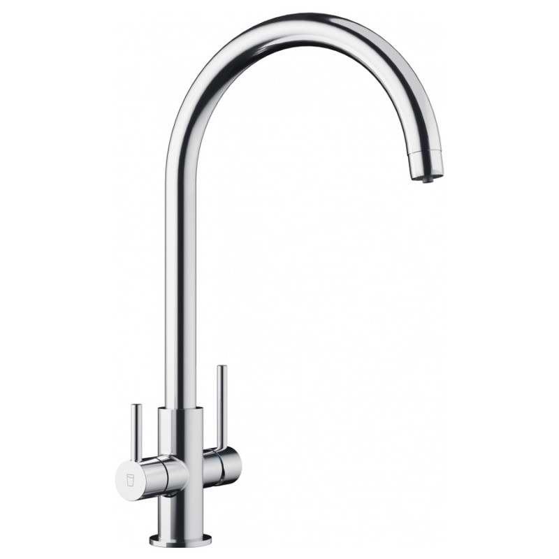 Franke Washbasin tap Lina Clear Water, spout lenght - 272 mm, swivel, 1+1filter connection, chrome (120.0703.742)