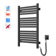 Navin Рушникосушка електрична Авангард Х, 800х480х71мм, Wi-Fi, сталь, чорний муар, праве підключення (12-272055-4880)