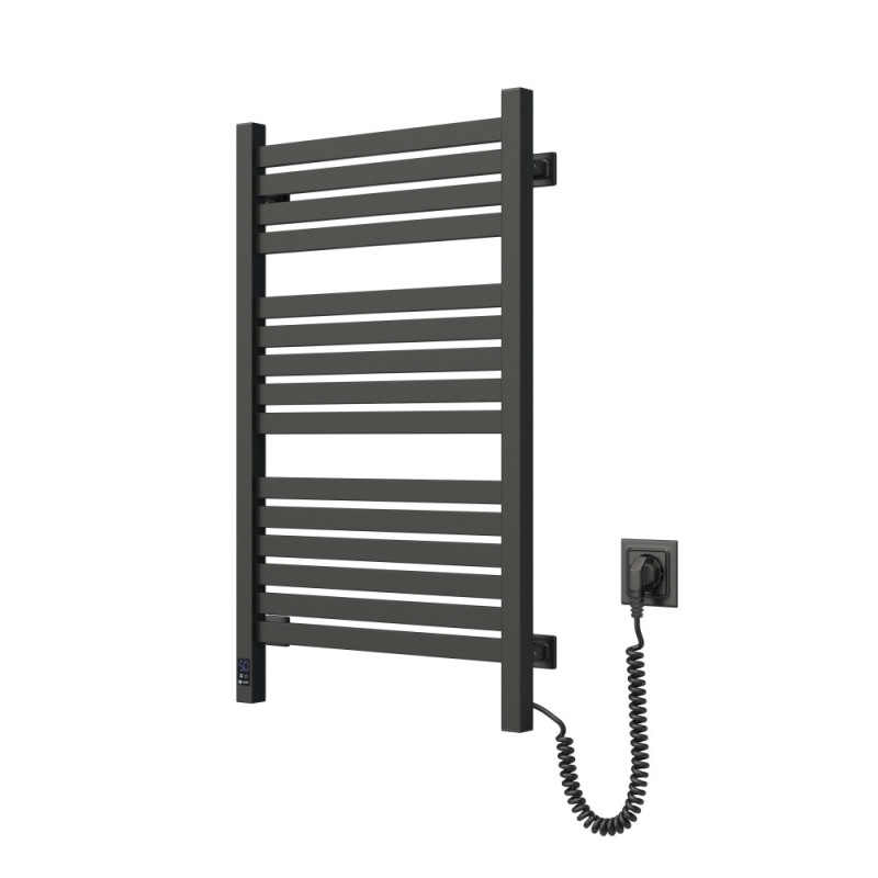 Navin Рушникосушка електрична Авангард Х, 800х480х71мм, Wi-Fi, сталь, чорний муар, праве підключення (12-272055-4880)