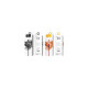 Дата кабель USB 2.0 AM to Lightning 2.0m 2A nylon X14 black HOCO (6957531062882)