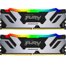 Модуль памяти для компьютера DDR5 64GB (2x32GB) 6400 MHz Renegade RGB XMP Kingston Fury (ex.HyperX) (KF564C32RSAK2-64)