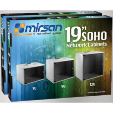 Шкаф настенный Mirsan SOHO 7U 19" 535x300, RAL 7035 (MR.SOH07U30DE.02)