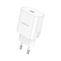 Зарядний пристрій BOROFONE BA82A Platinum USB-C PD25W White (6941991112256)