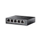 TP-Link Комутатор ES205GP 5xGE (4xPoE), 65.2Вт, WebSmart