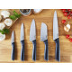 Tefal Set knife, Essential, 3pcs, stainless steel, plastic, black (K2219455)