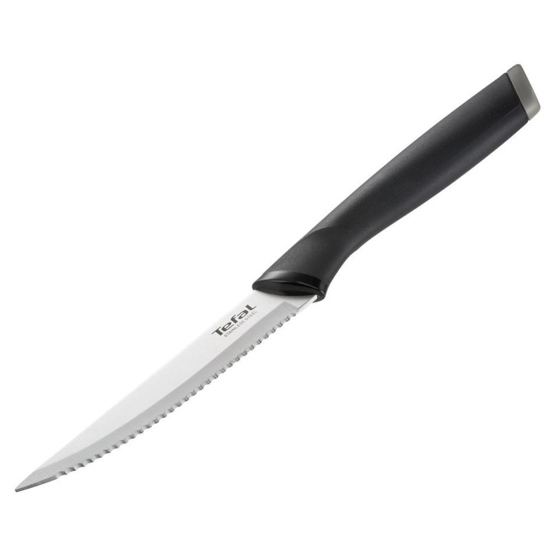 Tefal Set knife, Essential, 3pcs, stainless steel, plastic, black (K2219455)