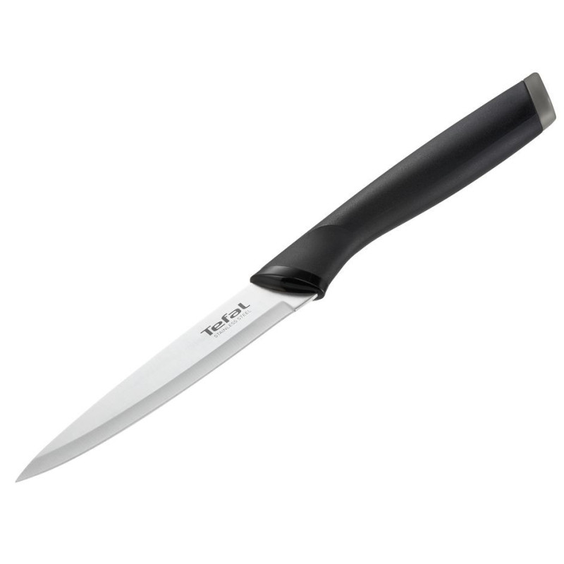 Tefal Set knife, Essential, 3pcs, stainless steel, plastic, black (K2219455)