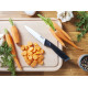 Tefal Set knife, Essential, 3pcs, stainless steel, plastic, black (K2219455)