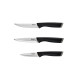 Tefal Set knife, Essential, 3pcs, stainless steel, plastic, black (K2219455)
